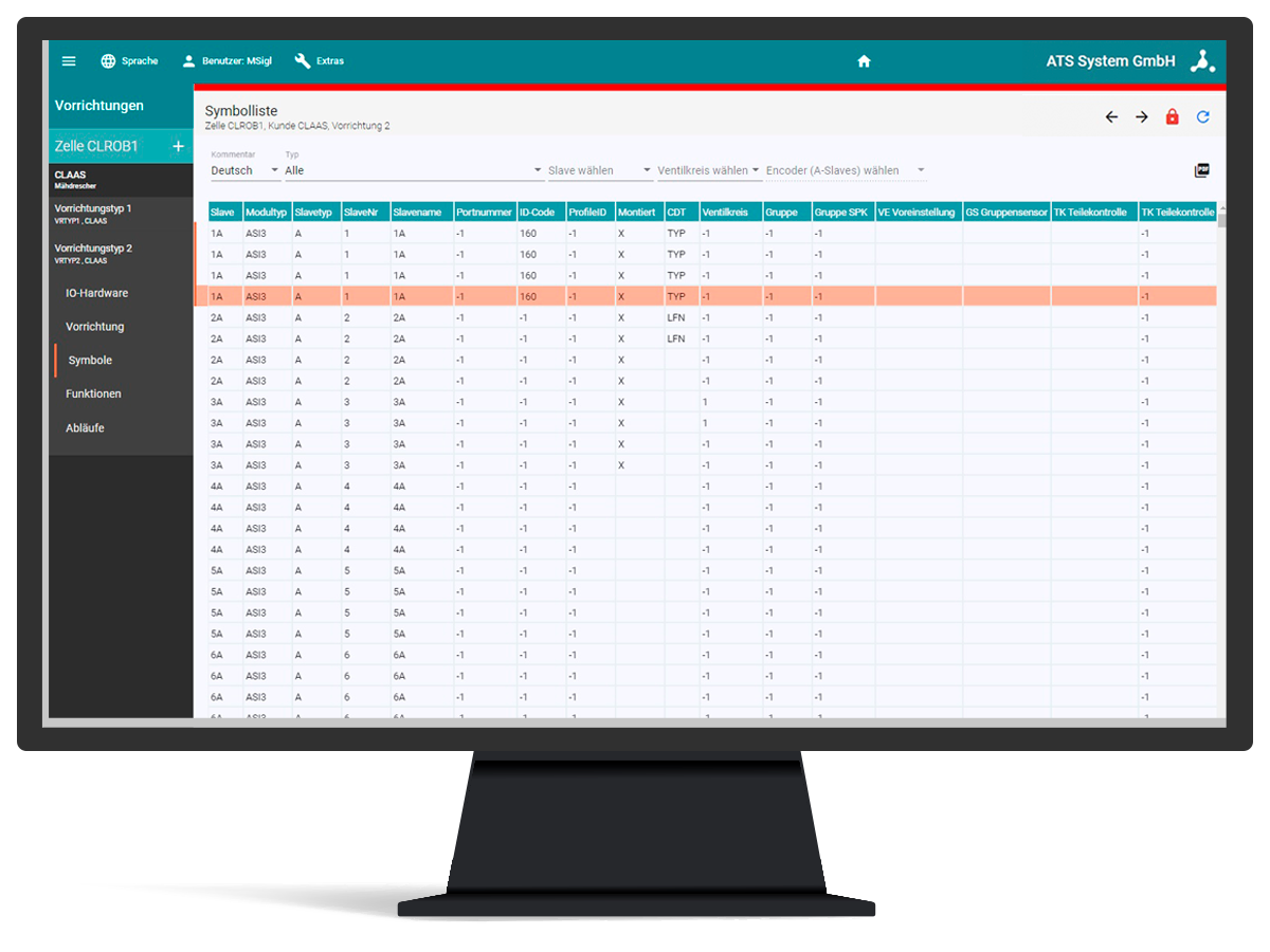 ATS WebEditor i4.0 Configuration Slave